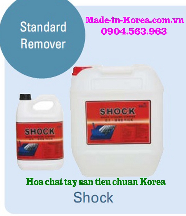 SHOCK - Hóa chất tẩy sàn vệ sinh sàn tiêu chuẩn nhập khẩu Hàn Quốc